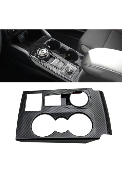 Araba Parlak Siyah Merkezi Konsol Vites Su Bardağı Tutucu Dekorasyon Kapak Trim Çıkartmalar Ford Bronco 2021 2022 Için (Yurt Dışından) modelleri
