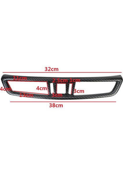 Adet Araba Ac Havalandırma Merkezi Klima Çıkış Kapağı Trim Nissan Qashqai Için J11 X-Trail x Trail T32 2014-2020 (Yurt Dışından)