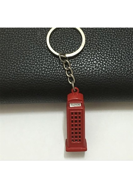 Vintage Telefon Kulübesi Ingiliz Minyatür Londra Araba Anahtarlık Anahtarlıklar Döküm Anahtarlık Hediye Kadın Kızlar Için (Yurt Dışından) fırsatları