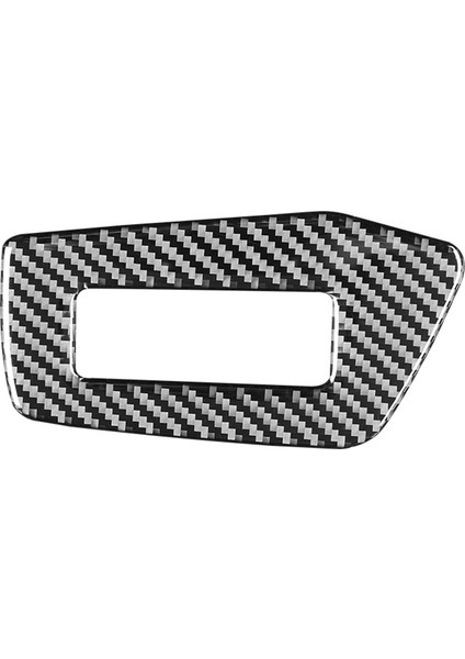 Audi A6 C8 2019-2023 Için Karbon Fiber Çıkartmalar Araba Far Anahtarı Dekoratif Panel Trim Iç Aksesuarları (Yurt Dışından)