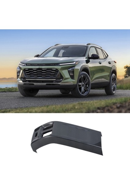 Chevrolet Arayıcı Trax 2023 2024 Için Arka Klima Çıkış Havalandırma Kapağı Trim Anti Kick Paneli, Abs Karbon Fiber (Yurt Dışından)
