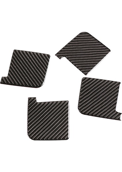 4x Araba Yumuşak Karbon Fiber Iç Kapı Kolu Kase Kapağı Trim Toyota-Tundra 2014-2018 Için (Yurt Dışından) indirimleri