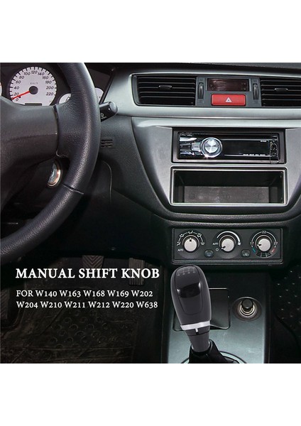 Araba 6 Vitesli Manüel Vites Topuzu Mercedes-Benz Için W140 W163 W168 W169 W202 W204 W210 W211 W212 W220 W638 (Yurt Dışından) fırsatları