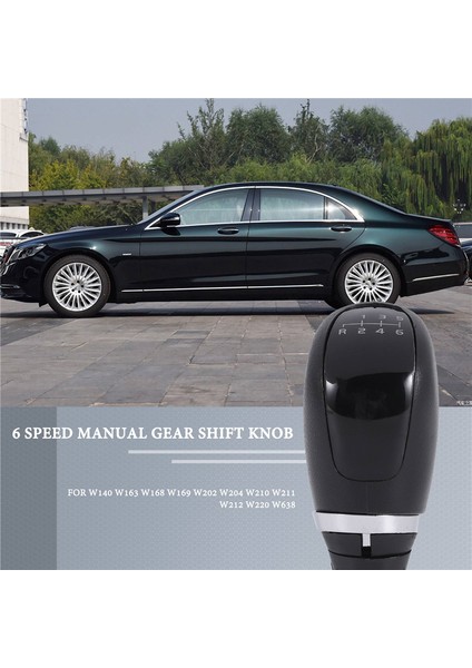Araba 6 Vitesli Manüel Vites Topuzu Mercedes-Benz Için W140 W163 W168 W169 W202 W204 W210 W211 W212 W220 W638 (Yurt Dışından) indirimleri