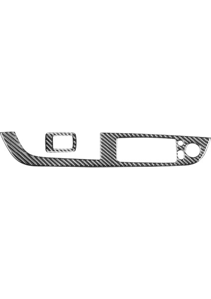 Bmw Için Z4 E89 2009-2016 Karbon Fiber Araba Pencere Kaldırıcı Kontrol Anahtarı Paneli Kapak Trim Etiket Aksesuarları, Düğme ile (Yurt Dışından)