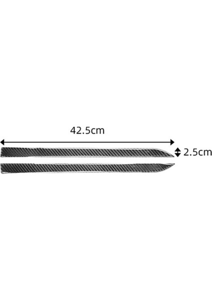 Subaru Forester 2013-2018 Için Araba Karbon Fiber Iç Kapı Dekorasyon Kalıplama Kapak Trim Şerit Koruma Çıkartmaları (Yurt Dışından)