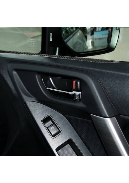 Subaru Forester 2013-2018 Için Araba Karbon Fiber Iç Kapı Dekorasyon Kalıplama Kapak Trim Şerit Koruma Çıkartmaları (Yurt Dışından)