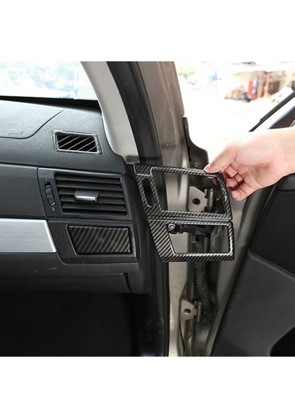 Araba Yan Klima Hava Çıkış Çerçevesi Enstrüman Klima Dekoratif Çerçeve Bmw-X3 2006-2010 Için Uygun (Yurt Dışından)