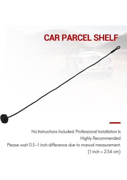 2 Adet Hatchback Koli Rafları Bagaj Kapağı Arka Raf Dize Tutma Kayışı Halat Küçük Top Golf 6 R20 Mk5 1k6 863 447 A (Yurt Dışından)