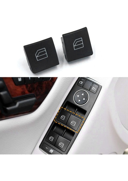 Mercedes Benz W204 W212 Ce Glk Sınıfı Için Pencere Anahtarı Düğmesi Kapakları, Ön Sol + Sağ Cam Anahtarı Tamir Düğmesi Kapakları (Yurt Dışından)