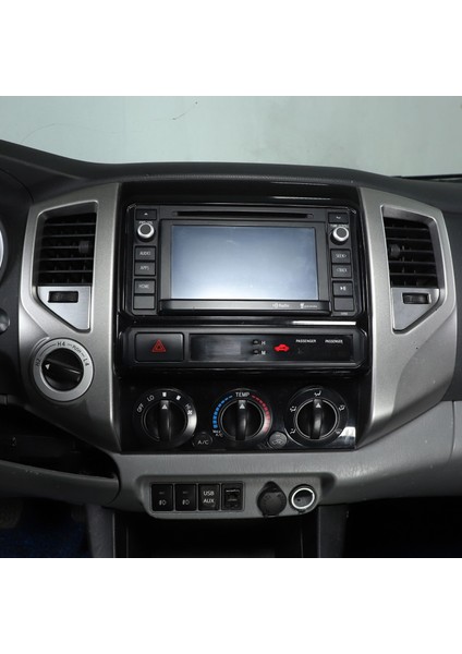 Toyota Tacoma 2011-2014 Için Araba Merkezi Kontrol Hava Çıkış Kadranı Alüminyum Alaşımlı Iç Aksesuar Araba Styling Gümüş (Yurt Dışından) modelleri