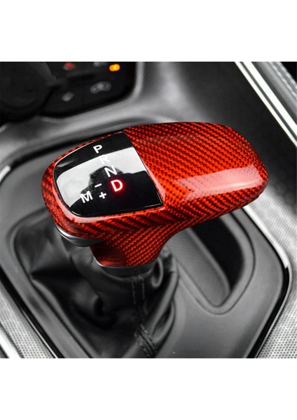 Kırmızı Karbon Fiber Abs Manuel Vites Topuzu Kapak Trim Dodge Challenger Şarj Cihazı 2015-2020 Vites Hentbol Kapağı (Yurt Dışından) indirimleri