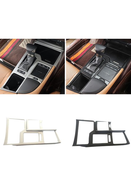 Gümüş Merkezi Konsol Su Bardağı Tutucu Panel Trim Dişli Paneli Çerçeve Lexus Es ES200 ES300H ES350 2018-2022 (Yurt Dışından)