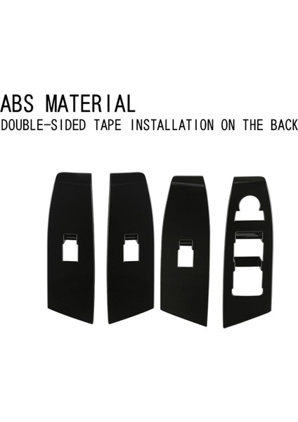 Mazda Için Cx-50 CX50 2023 Abd Versiyonu Araba Pencere Kaldırma Düğmeleri Cam Anahtarı Çerçeve Paneli Trim Aksesuarları Parlak Siyah (Yurt Dışından) fırsatları