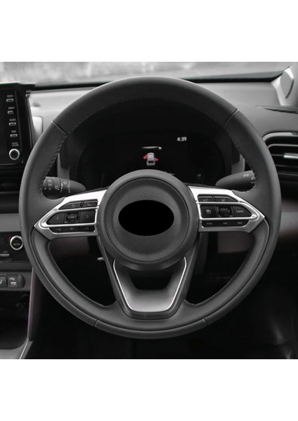 Toyota Aqua/prıus C 2020 2021 Abs Gümüş Araba Iç Direksiyon Kılıfı Trim Profiller Araba Styling (Yurt Dışından)