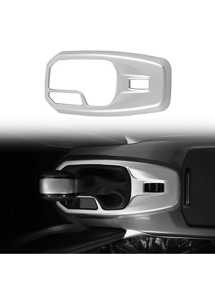 Gümüş Abs Araç Merkezi Vites Topuzu Paneli Çerçeve Kapak Trim Için Renault Koleos 2017 2018 Lhd (Yurt Dışından)