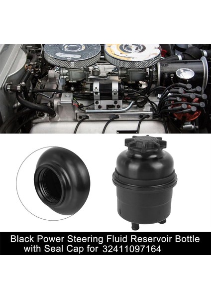 Hidrolik Direksiyon Pompası Rezervuar Şişesi W/kapak 32416851217/32411097164 Porsche Bmw E36 E46 E39 E53 E60 E90 (Yurt Dışından)