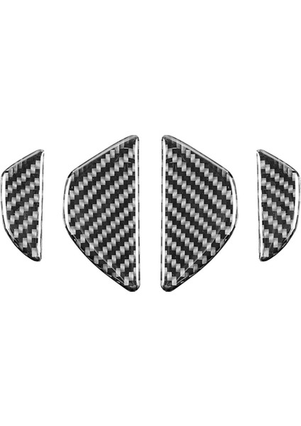 Volvo Için S60 2010-2018 V60 2010-2017 Iç Kapı Kase Kapağı Paneli Trim Etiket Aksesuarları Karbon Fiber (Yurt Dışından)