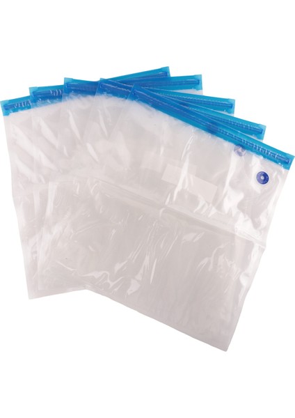 Adet Yeniden Kullanılabilir Vakumlu Gıda Depolama Fermuarlı Çantalar Elektrikli El Vakumlama Makinesi Pompası, 30X34 cm (Yurt Dışından)