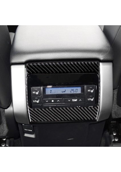 Toyota Land Cruiser Prado 2010-2018 Için Karbon Fiber Arka Ac Çıkış Hava Firar Trim Krom Çerçeve Etiket Araba Aksesuarları (Yurt Dışından) modelleri