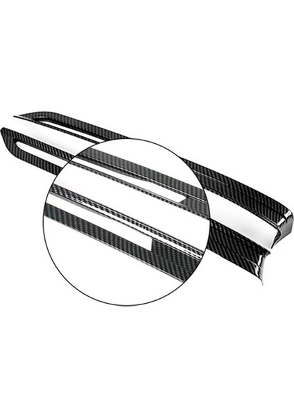 Araba Karbon Fiber Ön Tampon Sis Lambası Lambası Krom Çerçeve Trim Için Mazda CX30 Cx-30 2020 2021 (Yurt Dışından) indirimleri