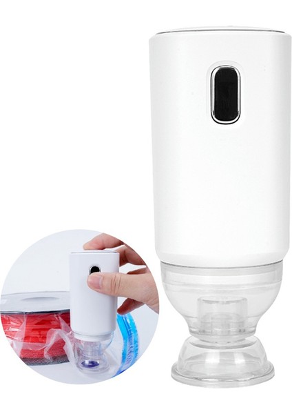 3D Yazıcı Filament Vakum Torbası Için USB Şarj Edilebilir Elektrikli Hava Pompası Çoklu Uygulama Siyah ile Tek Tuşla Hızlı Pompalama (Yurt Dışından)