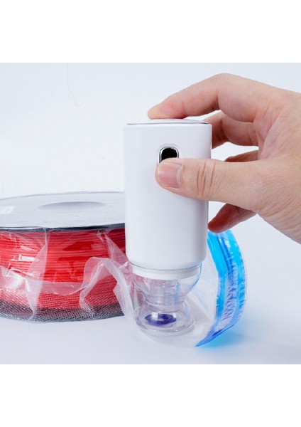 3D Yazıcı Filament Vakum Torbası Için USB Şarj Edilebilir Elektrikli Hava Pompası Çoklu Uygulama Siyah ile Tek Tuşla Hızlı Pompalama (Yurt Dışından)