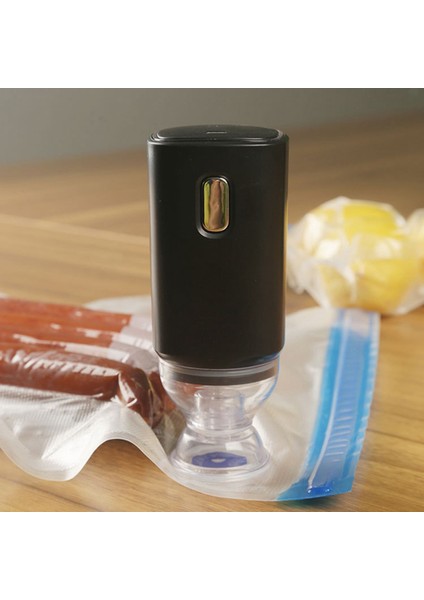 3D Yazıcı Filament Vakum Torbası Için USB Şarj Edilebilir Elektrikli Hava Pompası Çoklu Uygulama Siyah ile Tek Tuşla Hızlı Pompalama (Yurt Dışından)