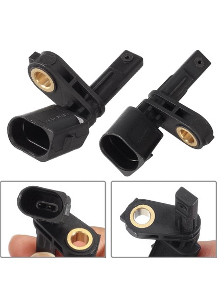 2 Adet Abs Tekerlek Hız Sensörü Ön Sol ve Sağ 7H0927804 WHT003856 -Audi A3 Tt Golf Jetta Passat Tiguan Seat Skoda (Yurt Dışından)