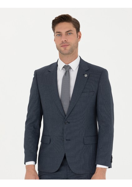 Erkek Lacivert Slim Fit Takım Elbise 50278191-VR033 modelleri