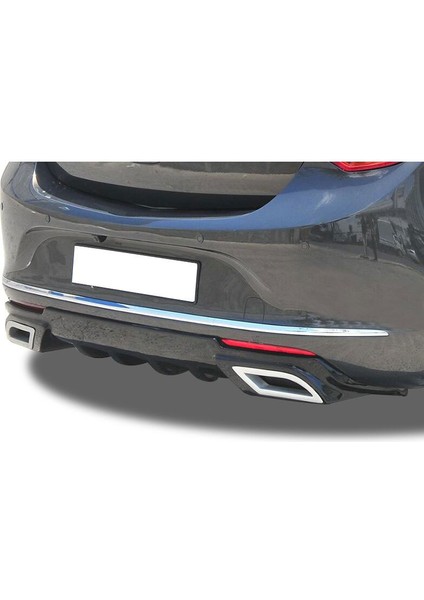 Opel Astra J Hb Egzoz Görünümlü Difüzör (Plastik)