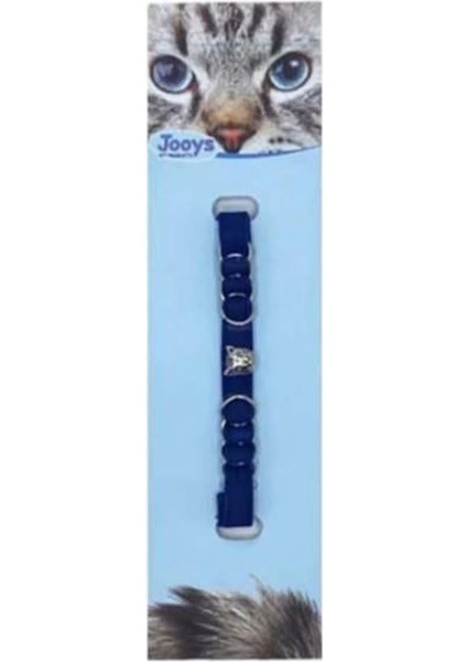 Kadife Zilli Halkalı Kedi Boyun Tasması Mor