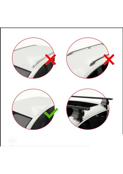 Genesis Araca Özel Oluksuz Tavan Çitası 2015 2016 2017 2018 2019 2020 Siyah modelleri