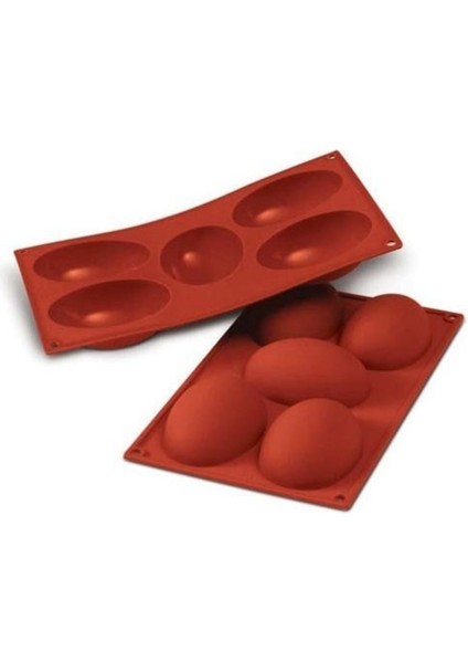 Half Egg Silikon Kek Kalıbı 102 * 73 * H 36 mm