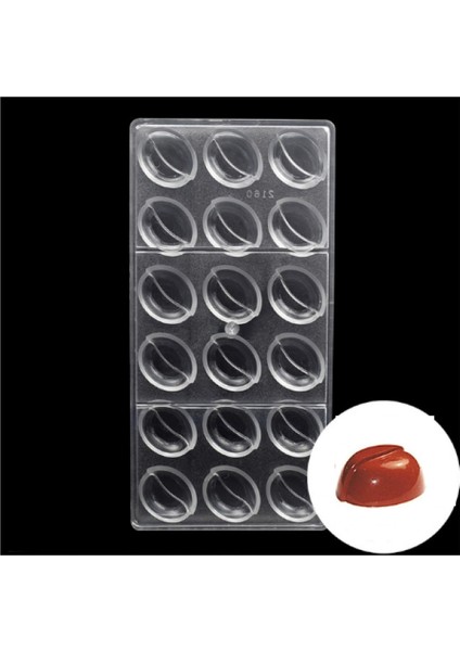 Polikarbon Çikolata Kalıbı Kakao Kabuğu 3,5 x 1,5 x 3 cm