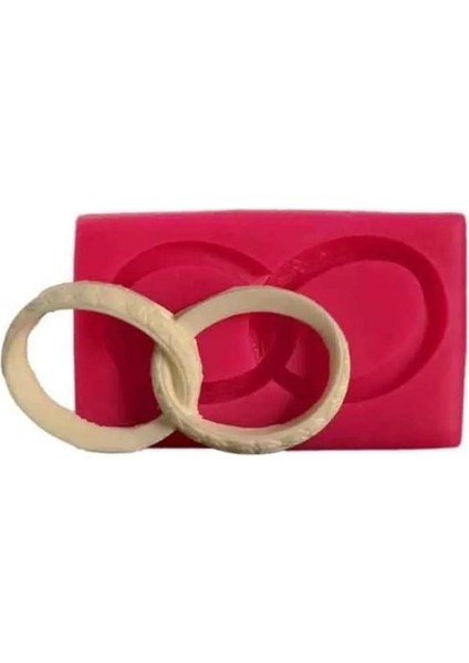 Silikon Kalıp - Dev Alyanslar (7*4,5cm)