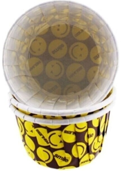 Cupcake Kalıbı Minik Boy Düz Renk 38*30 mm - 100 Adet Emoji