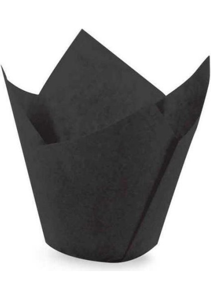 Tulip Kek Kalıbı Siyah 200'LÜ