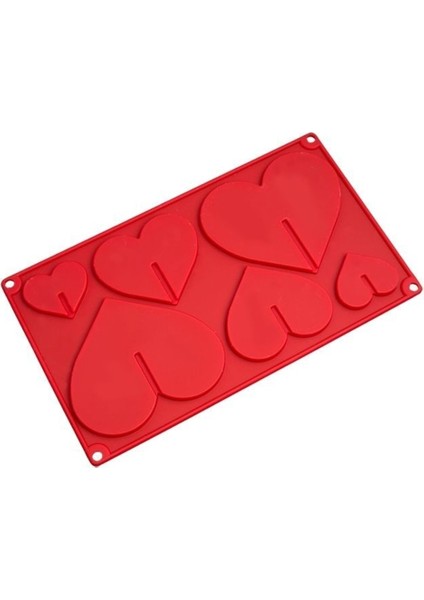 3D Kalp Silikon Kalıp 12X9 cm