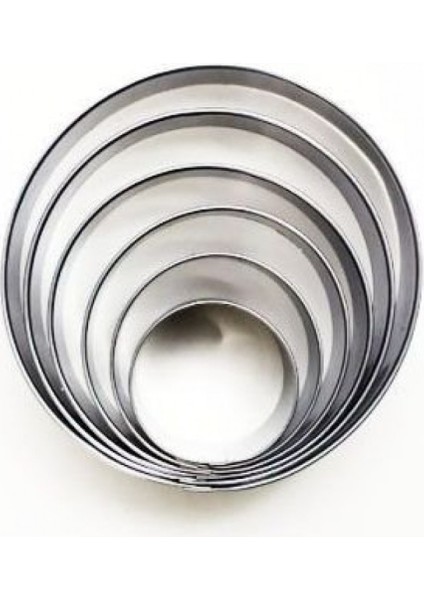 Yuvarlak Düz Volovan Set 6 Lı