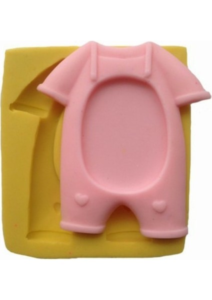 Fotoğraf Çerçeveli Bebek Tulumu Silikon Kalıp