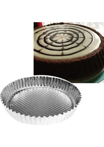 Alüminyum Yuvarlak Kek Kalıbı 7.5x3 cm