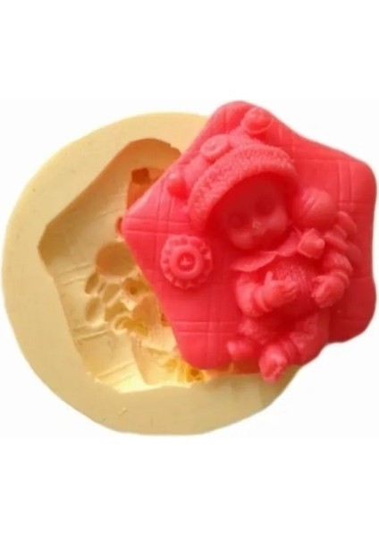 Yıldız Bereli Bebek Silikon Kalıp 6x6 cm