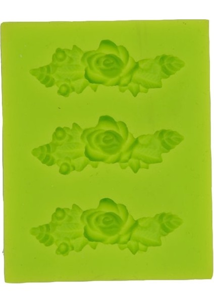 Çiçek Motifli Silikon Kalıp 2