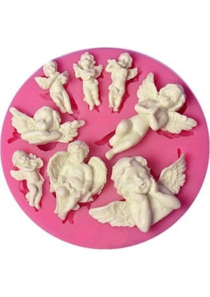 Silikon Minyatür Melekler Kalıp 2,5-4 cm