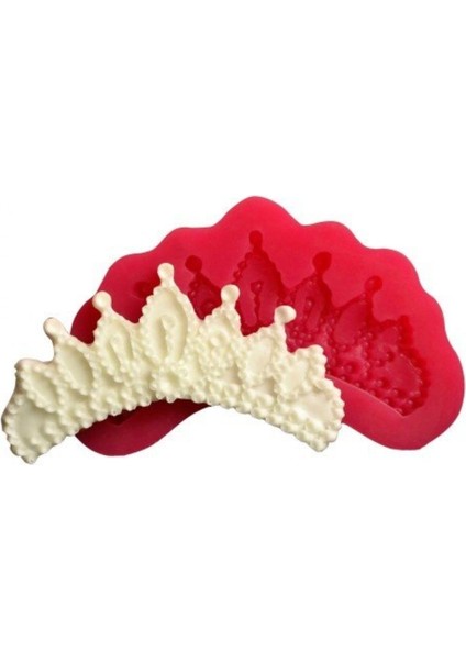 Silikon Mini Taç Kalıbı 9,5x3,7 cm