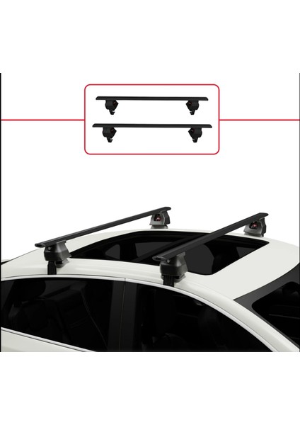 Jaguar Xf X260 Araca Özel Oluksuz Tavan Çitası 2015 2016 2017 2018 2019 2020 2021 2022 2023 Siyah fiyatları