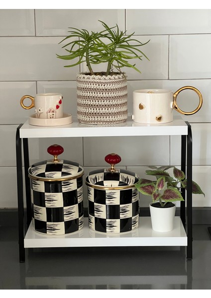 Mutfak Raf Beyaz Tezgah Üstü Raf Kahve Köşesi Raf Banyo Raf Baharatlık fiyatları