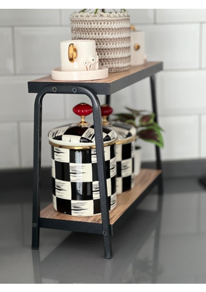 Mutfak Raf Çam Tezgah Üstü Raf Kahve Köşesi Raf Banyo Raf Baharatlık fiyatları