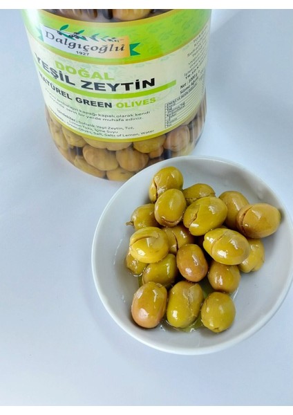 Taze Kırma Ayvalık Yeşil Zeytin 3000 cc